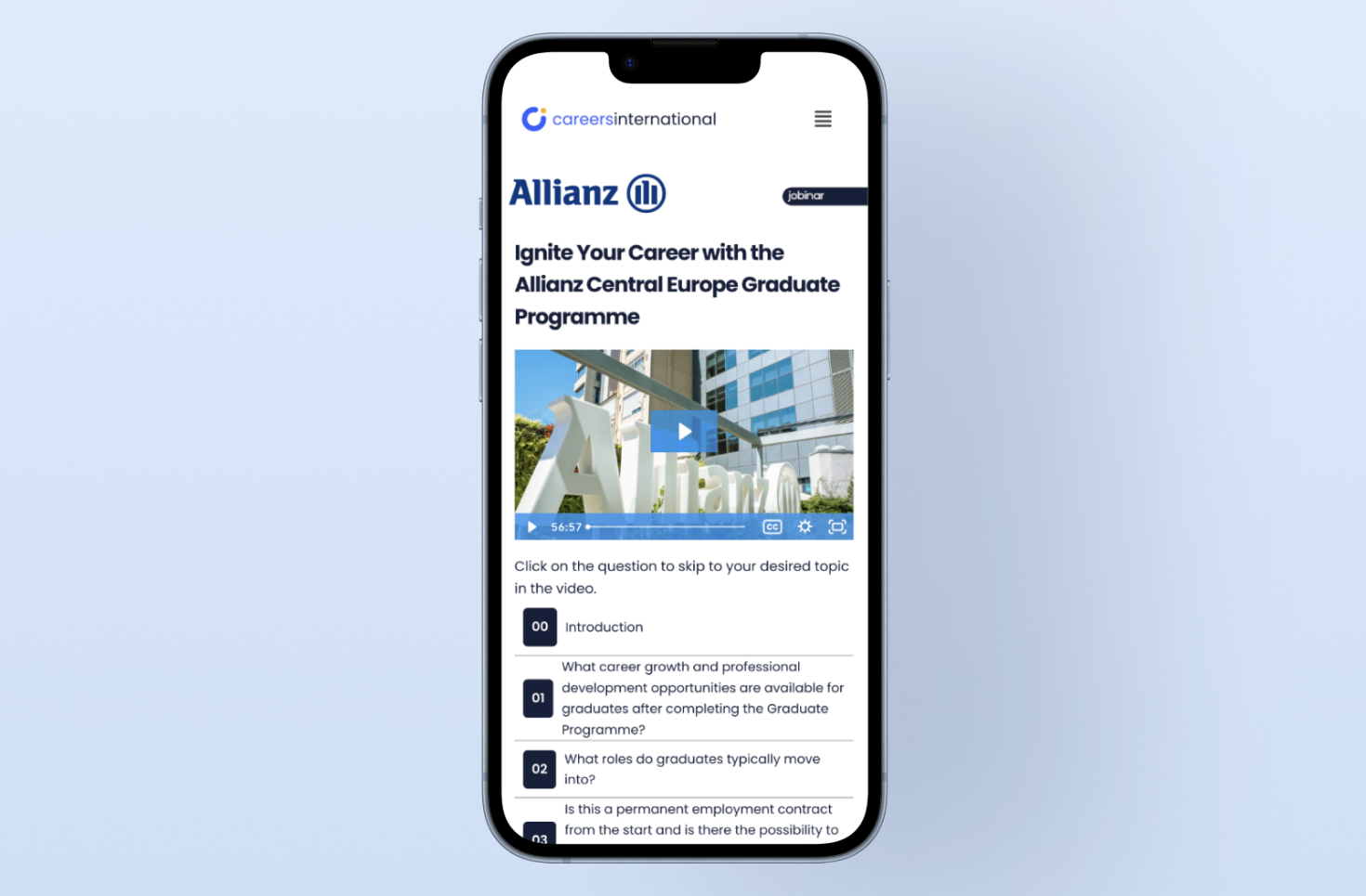 Mobile — Video Player